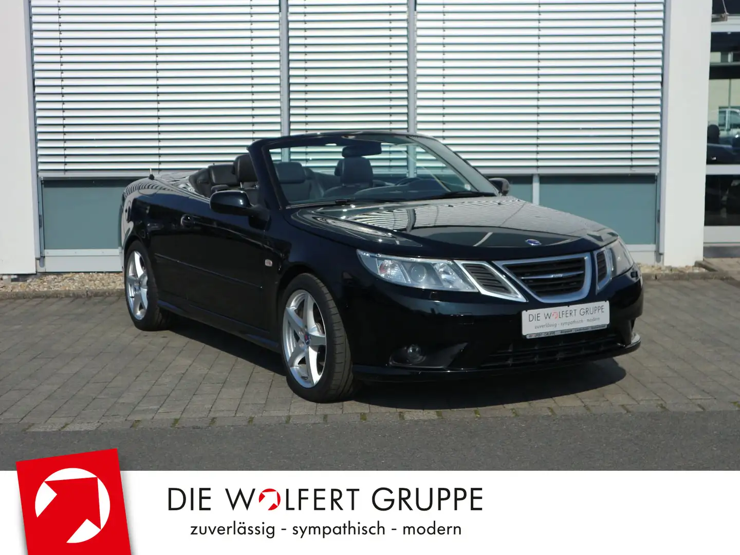 Saab 93 Cabriolet Vector Schwarz - 1