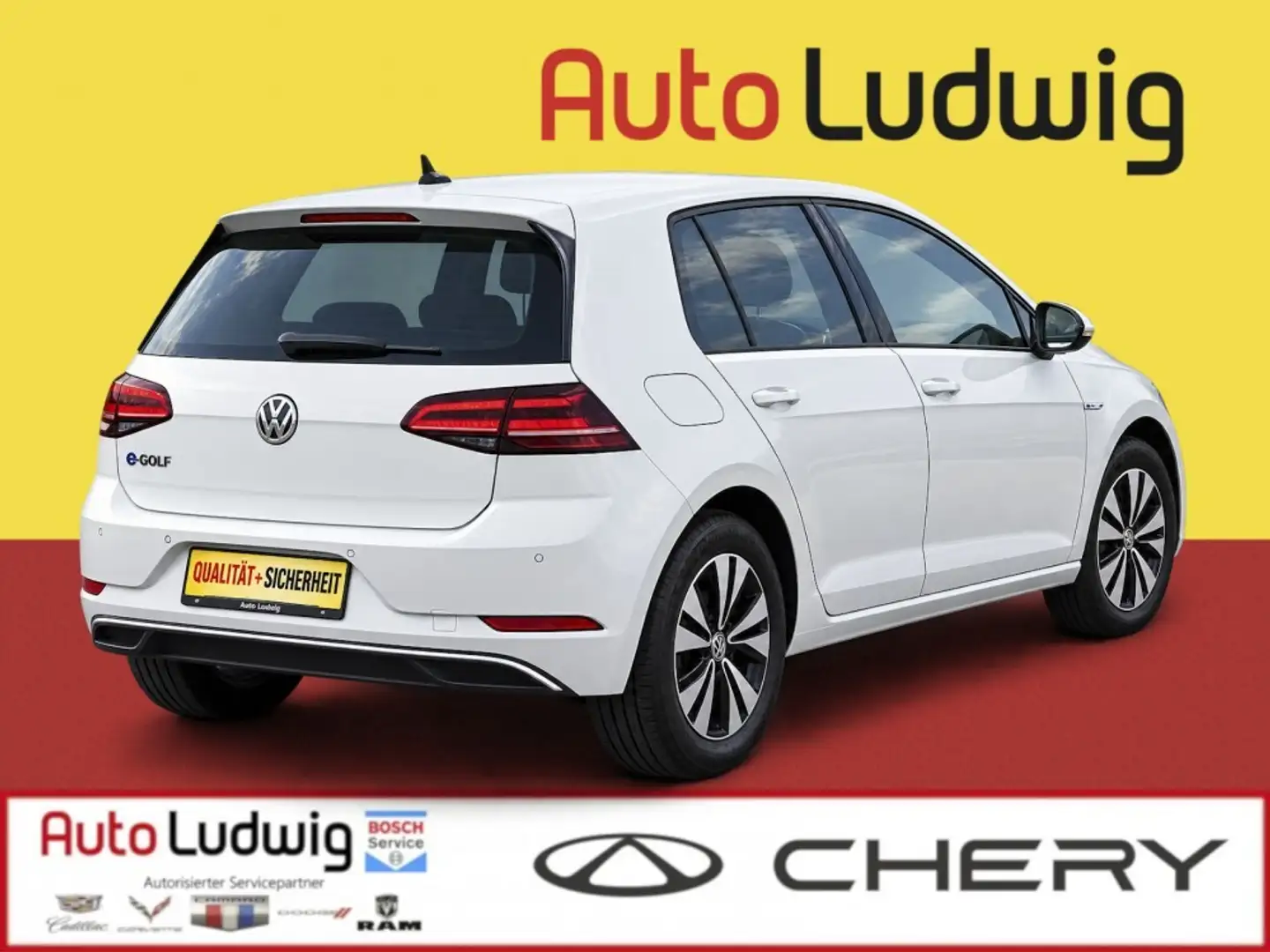 Volkswagen e-Golf Golf e-Golf 35,8kWh*WÄRMEPUMPE*VIRTUAL*NAVI*LED... Weiß - 2