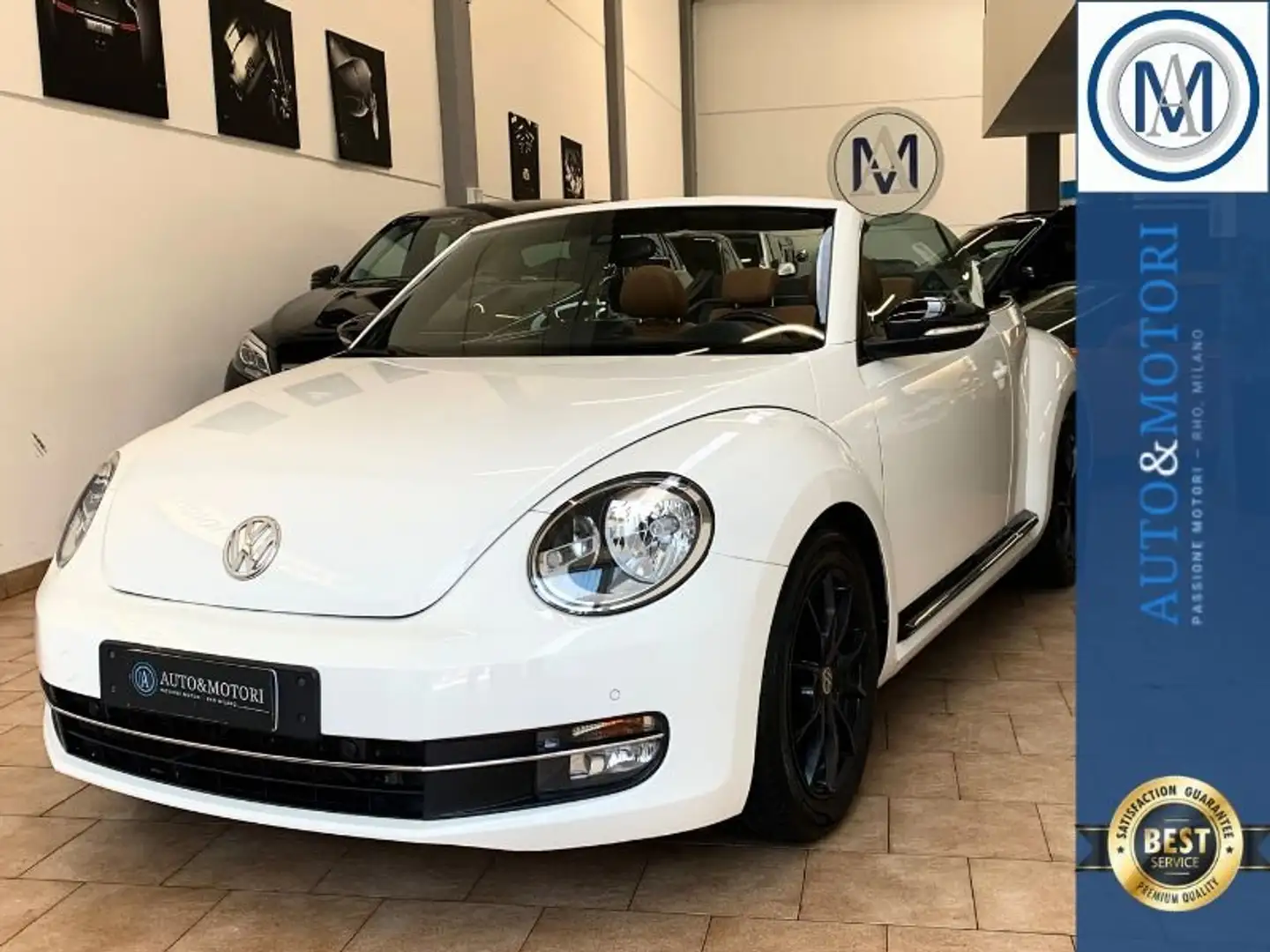 Volkswagen Maggiolino Maggiolino Cabrio 2.0 tdi Sport 140cv dsg Blanc - 1