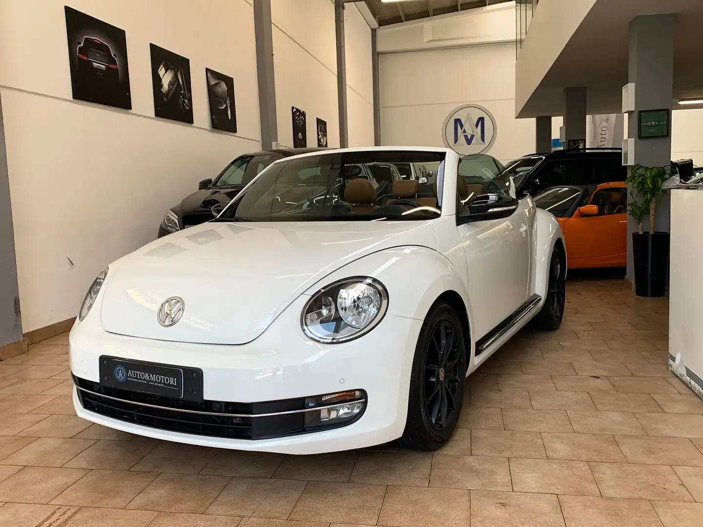 Volkswagen Maggiolino Maggiolino Cabrio 2.0 tdi Sport 140cv dsg Weiß - 1
