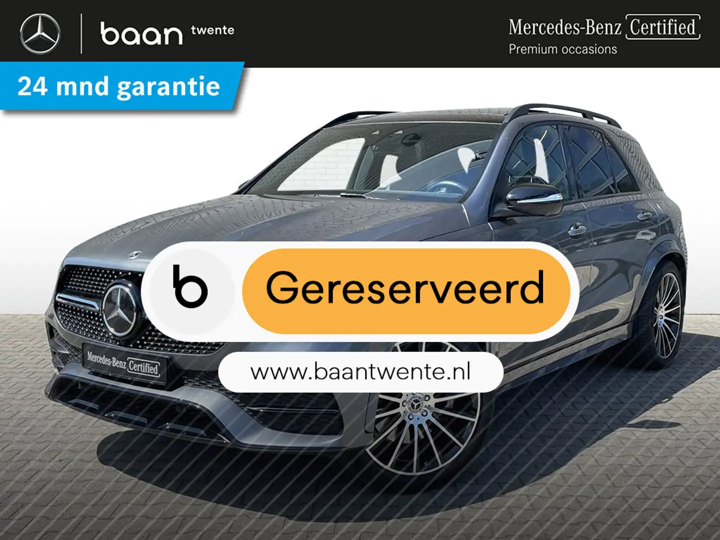 Mercedes-Benz GLE 350 de 4MATIC Premium Plus l Trekhaak l Burmester Prem Grijs - 1
