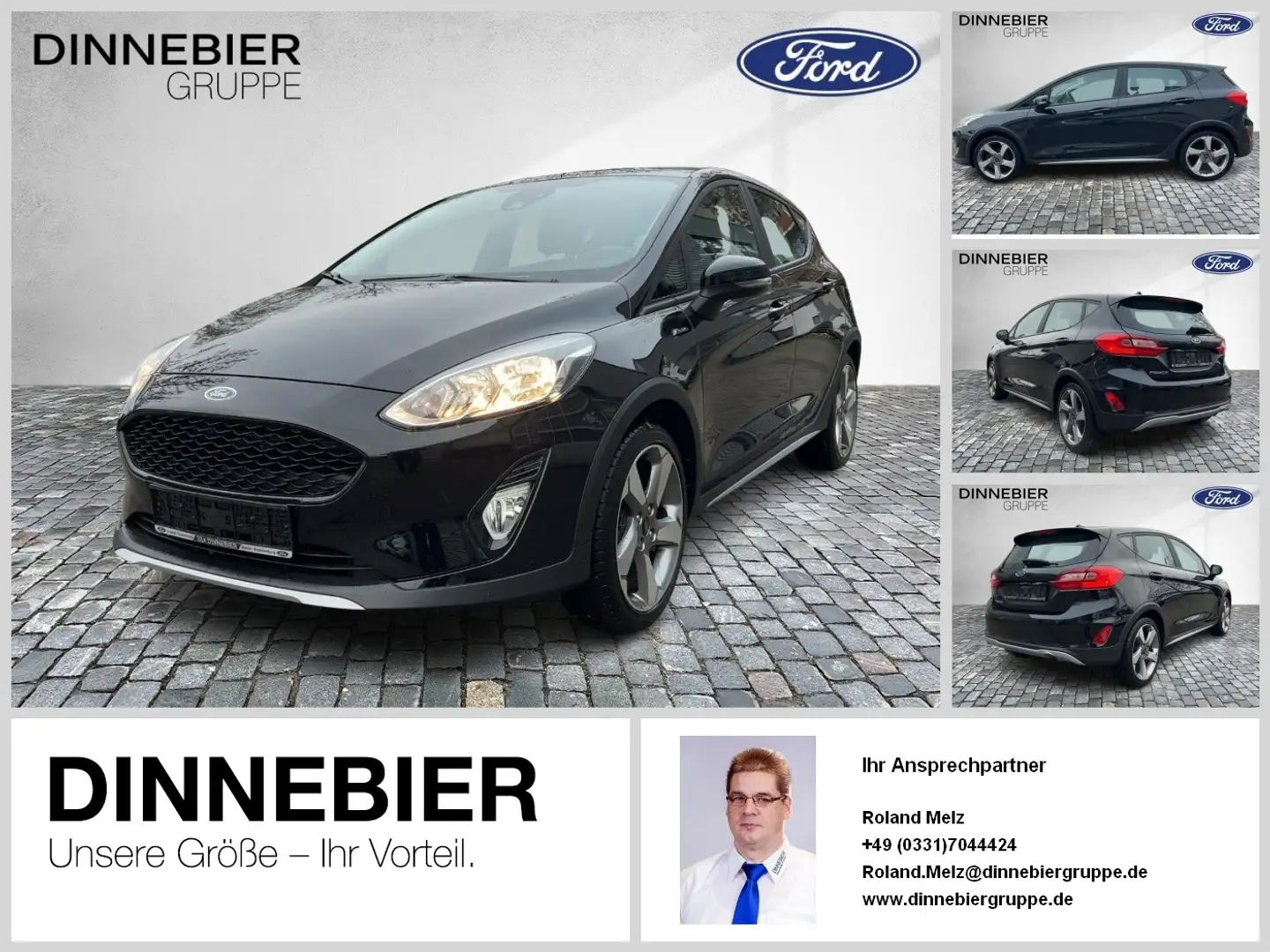 Ford Fiesta ACTIVE 5D 1.0 L EB 85PS GJZ1  PP LM Klima Schwarz - 1