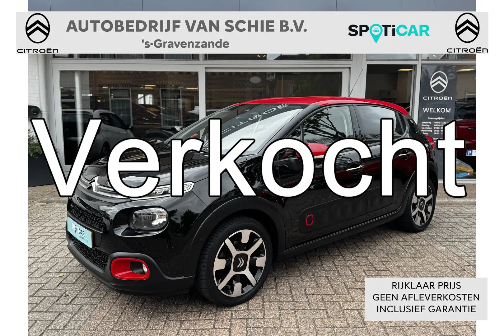 Citroen C3 PT 82 Shine Camera | Key Less | 17" etc Zwart - 1