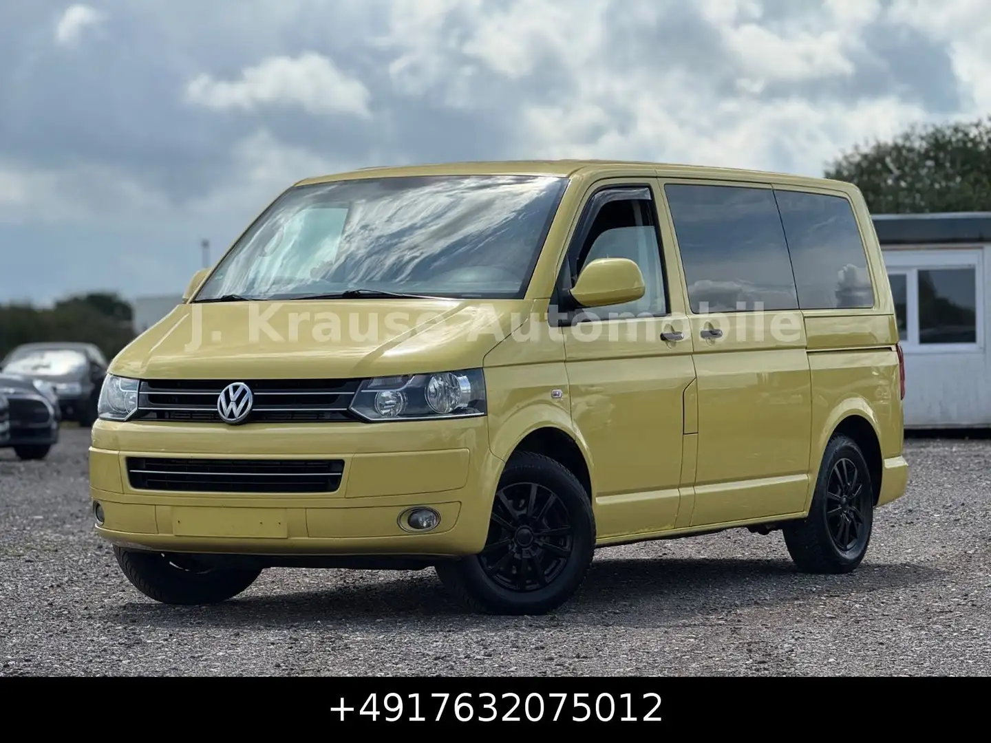 Volkswagen T5 Transporter Kombi 2.0 TDI DSG Stdhzg SHZ 2xST Jaune - 1