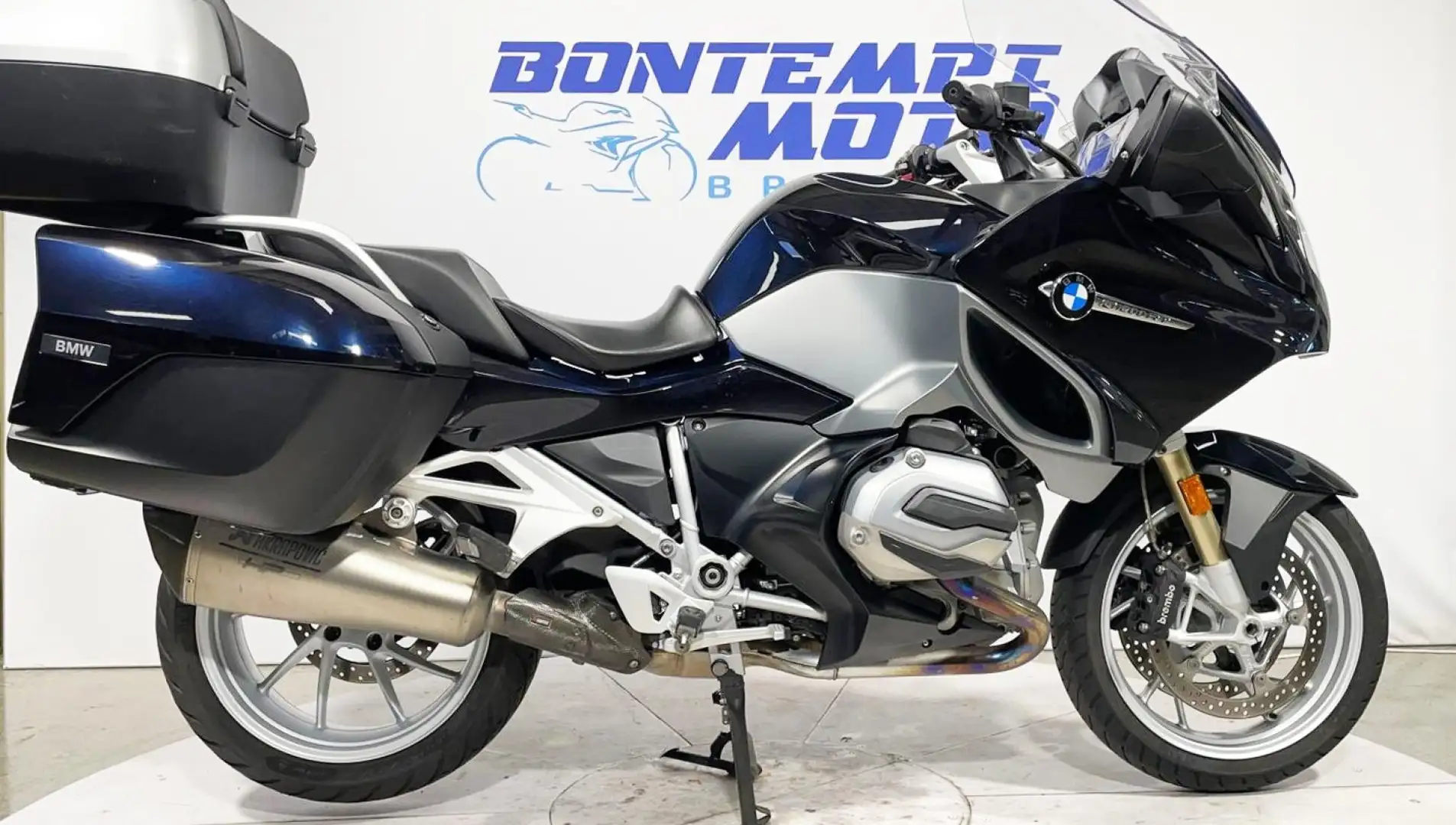 BMW R 1200 RT 2016 -  FULL OPTIONAL !!!  SOLO 45000 KM !!! Albastru - 1