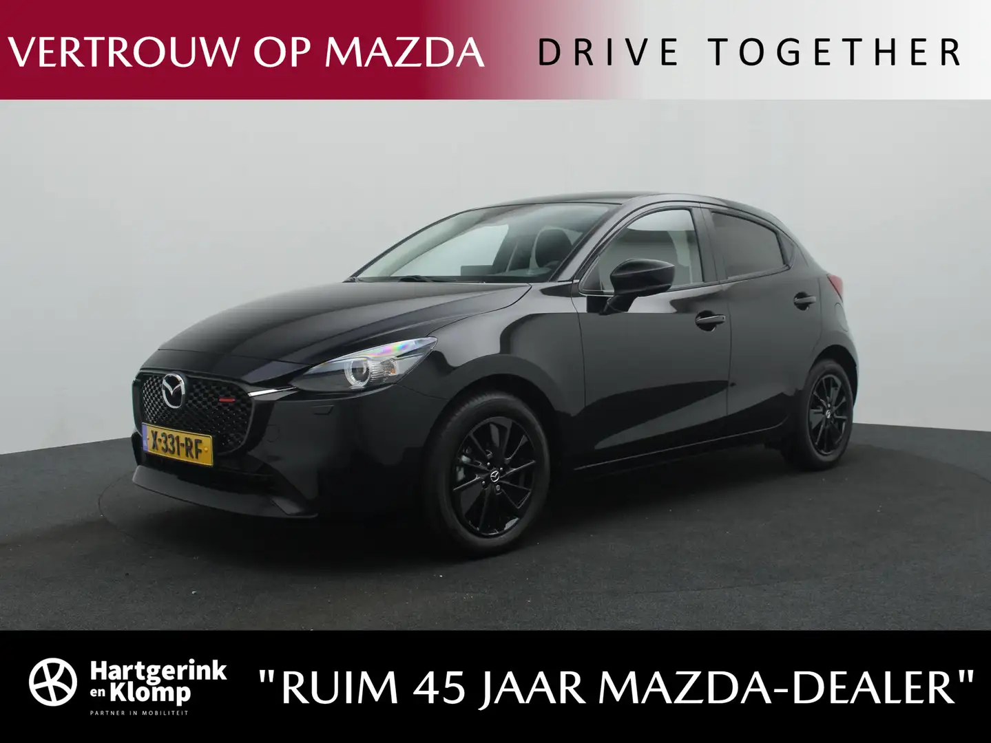 Mazda 2 1.5 e-SkyActiv-G Homura : dealer onderhouden Noir - 1