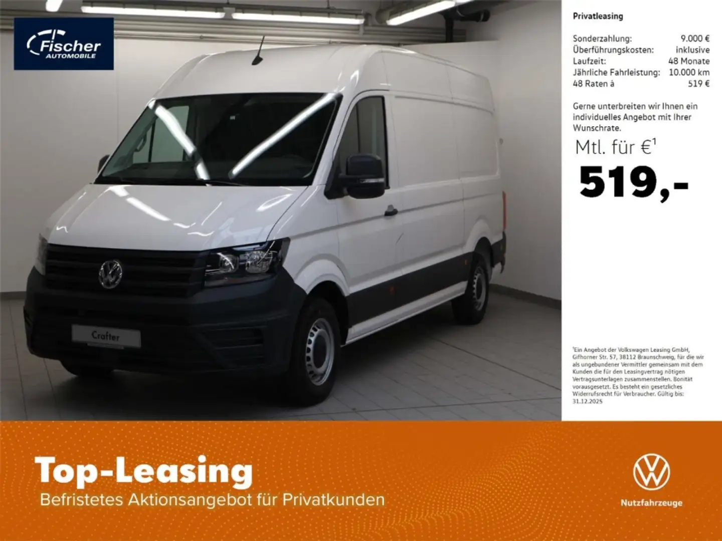 Volkswagen Crafter 35 2.0 TDI Kasten HD Weiß - 1