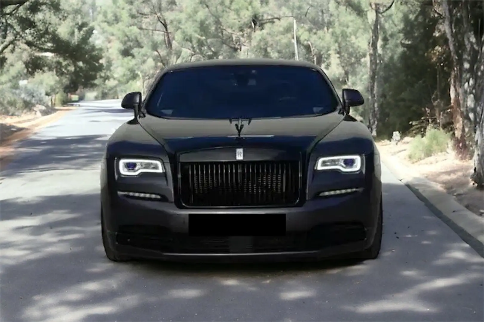 Rolls-Royce Wraith Black Badge Zwart - 1