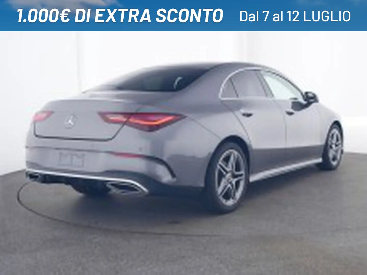 Mercedes-Benz CLA 200 coupe 200 d amg line premium auto Grigio - 2