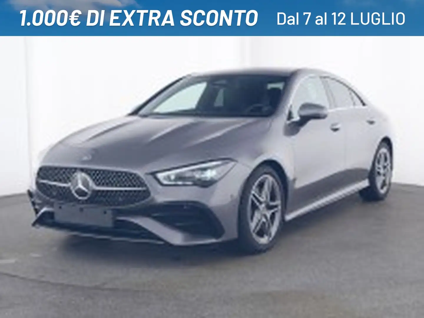 Mercedes-Benz CLA 200 coupe 200 d amg line premium auto Grigio - 1