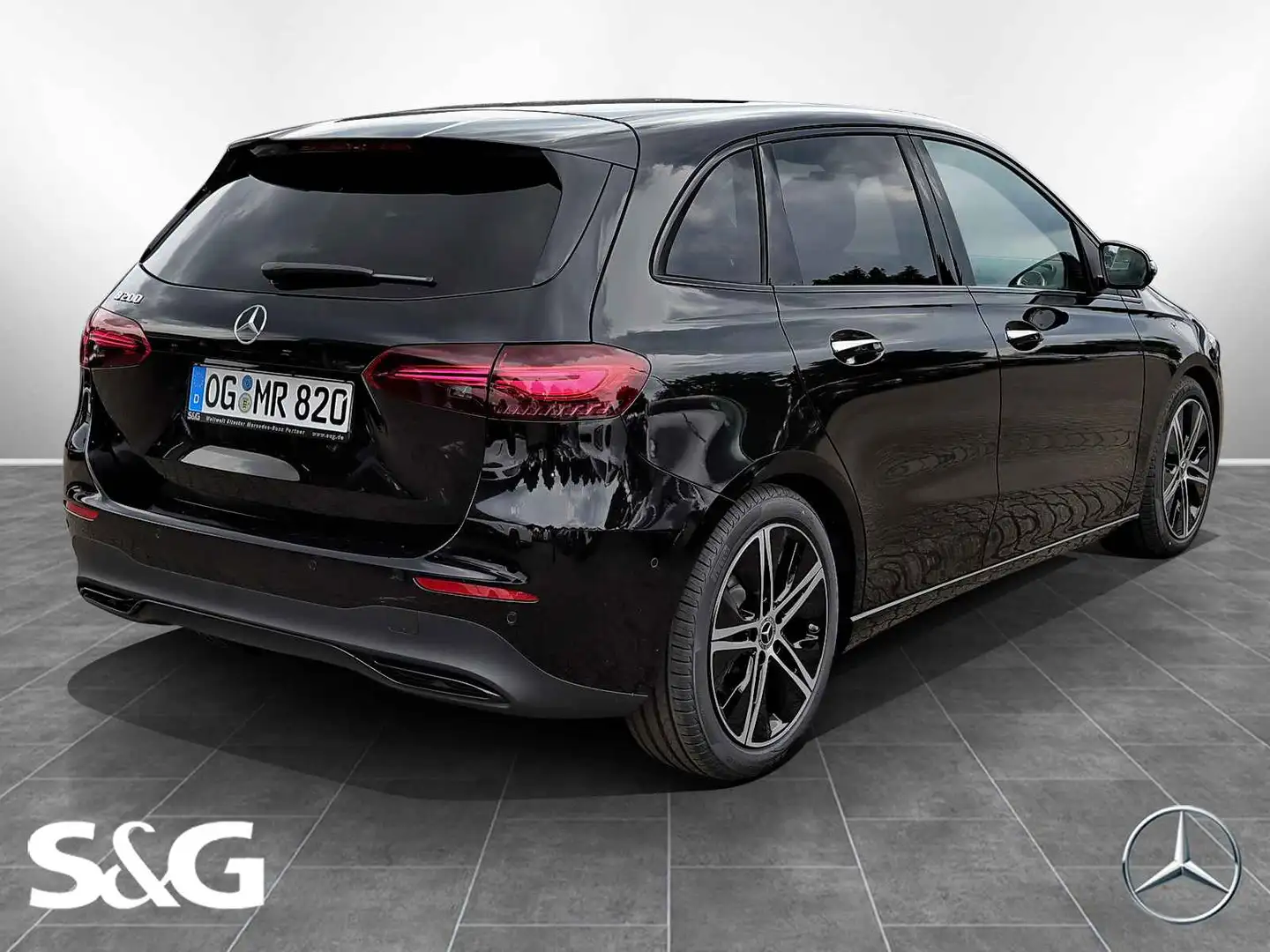 Mercedes-Benz B 200 Progressive MBUX+360°+LED+AHK+Night+Distro Schwarz - 2
