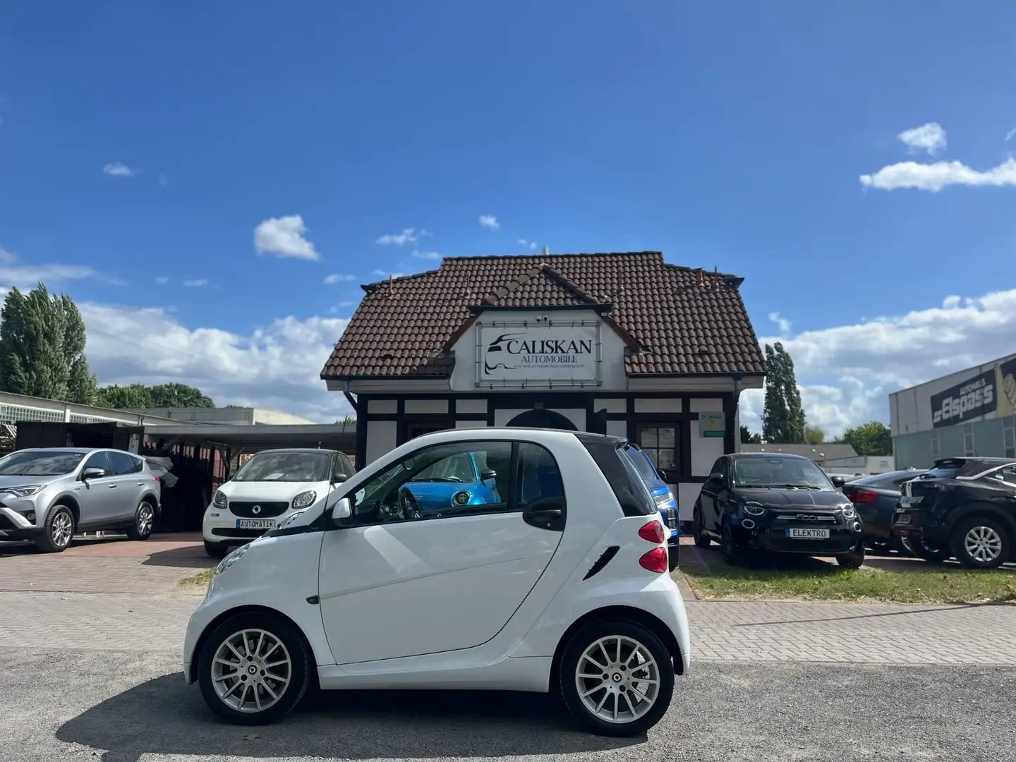 smart forTwo coupe Passion MHD 52kW*Pano*Navi Blanc - 1