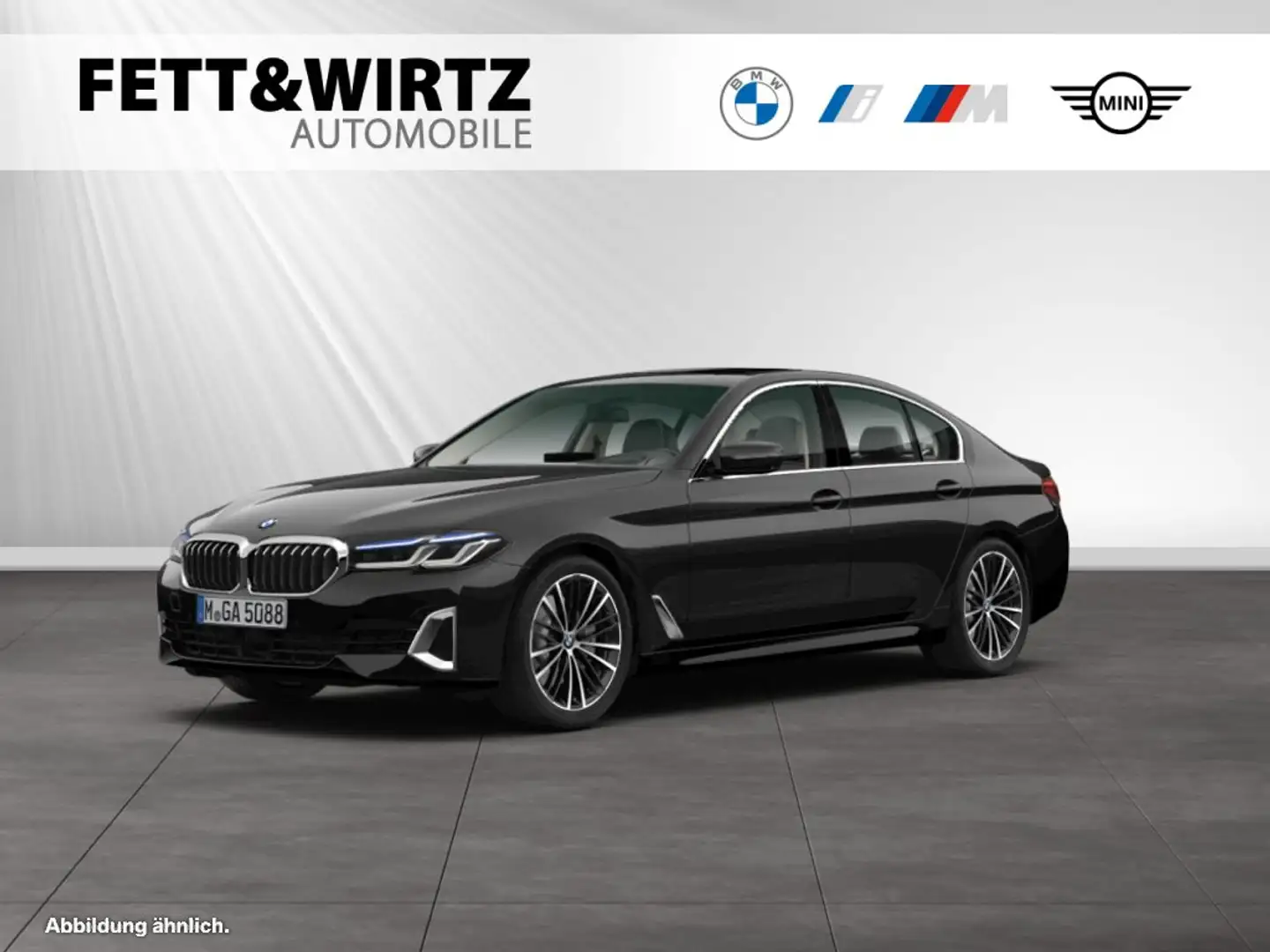 BMW 540 i xDrive AHK|Glasdach|DA-Prof.|Head-Up Noir - 1