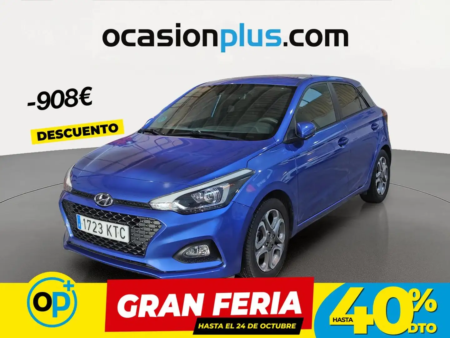 Hyundai i20 1.0 TGDI Tecno LE 100 Azul - 1
