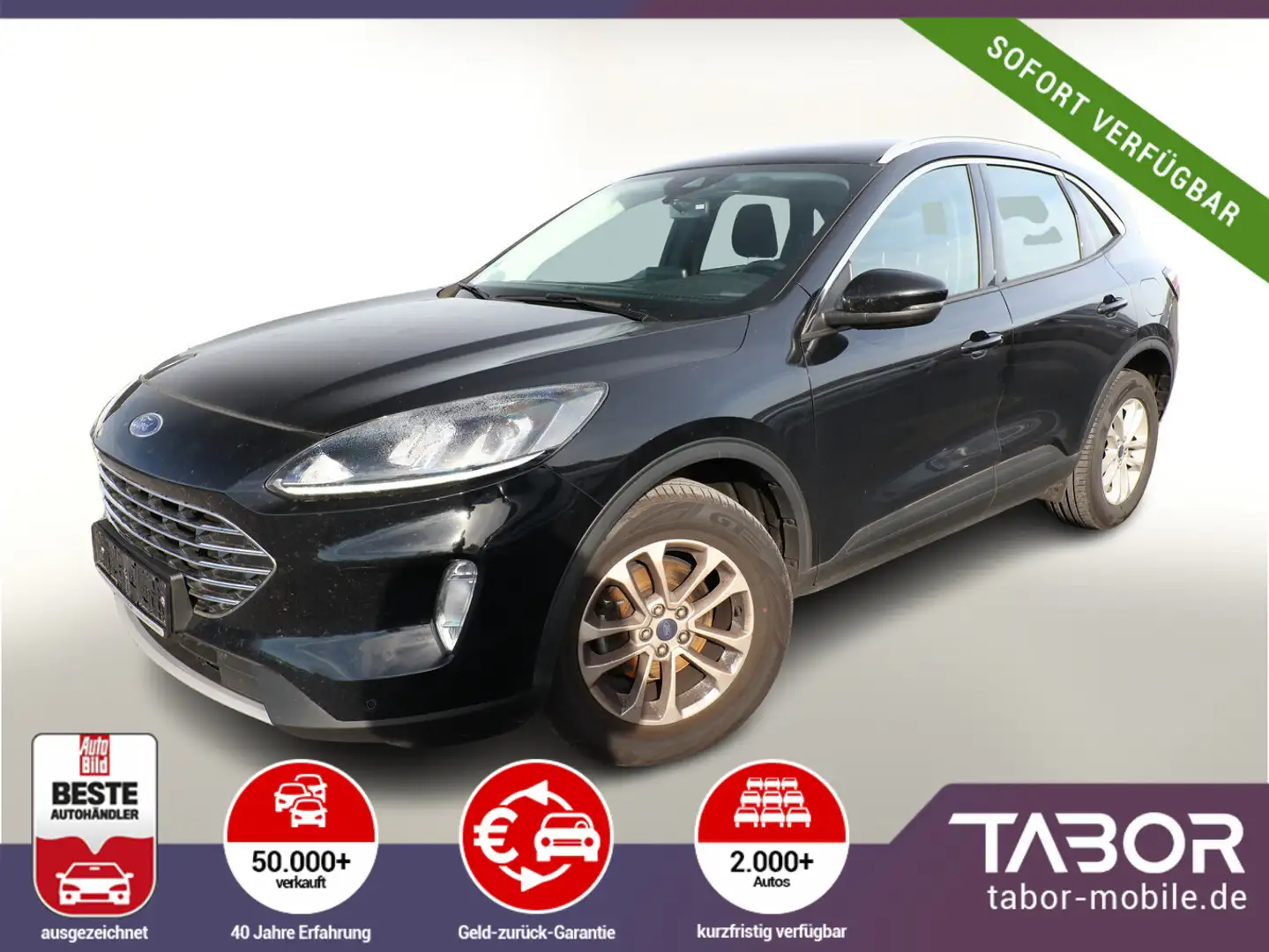 Ford Kuga 1.5 EcoBoost 150 Titanium LED AHK Nav 17Z Schwarz - 1