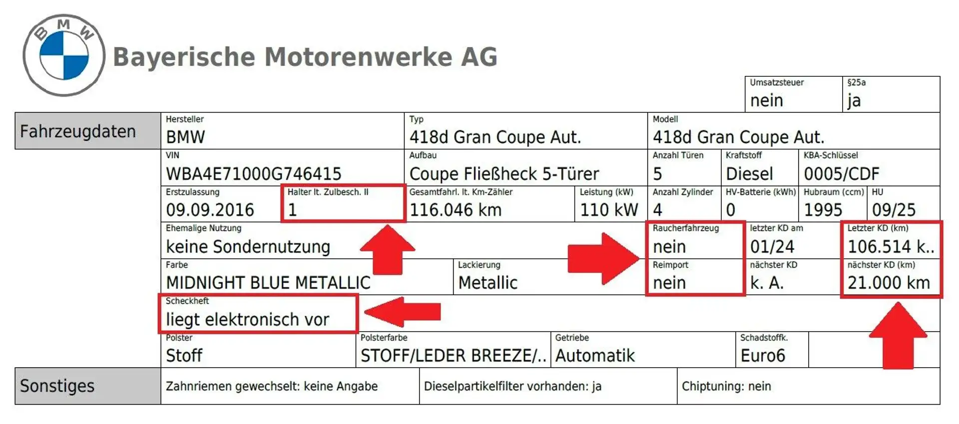 BMW 418 Gran Coupe*DEUTSCHES AUTO*VOLLE GARANTIE*TOP Blau - 2