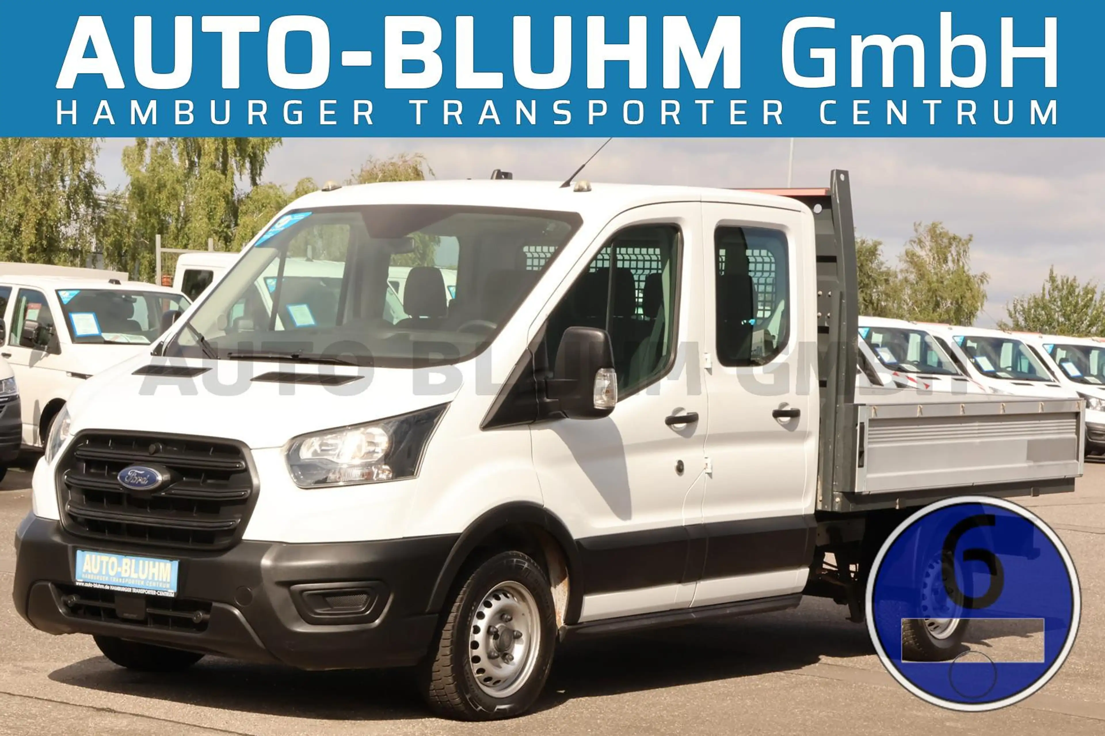 Ford Transit 350-EB Doka L2 + Klima AHK 2,24T 7-Sitze