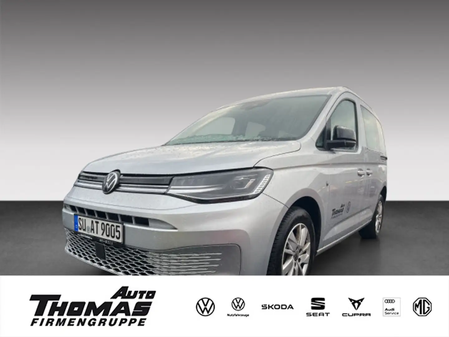 Volkswagen Caddy 5-Sitzer 1,5 TSI Life Klima PDC Grau - 1