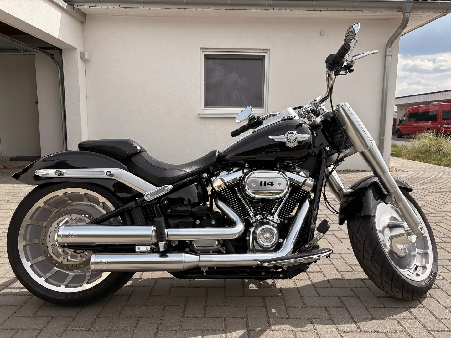 Harley-Davidson Fat Boy 114 5HD1/Kesstech/DYNOJET/Metzeler 260/Wunderkind Noir - 1