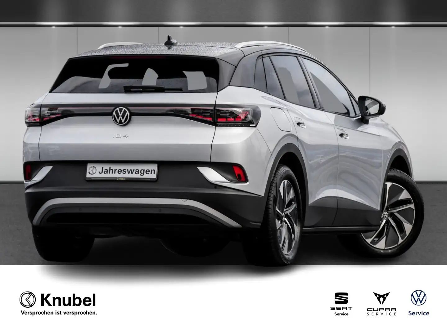 Volkswagen ID.4 Pro IQ.Light Navi AHK ACC Ganzj.reifen Wärmepumpe Silber - 2
