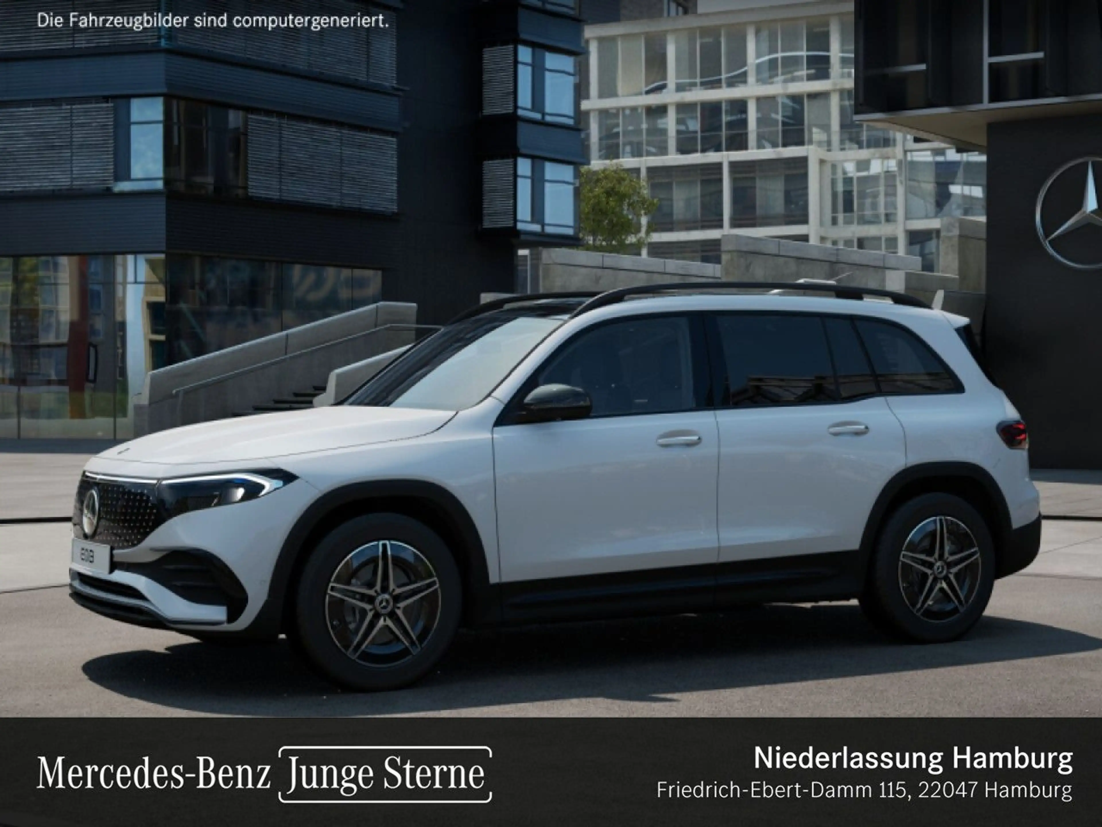 Mercedes-Benz EQB 250 AMG+NIGHT+PREMIUM+AHK+PANO+360+MEMORY+HUD — photo 3