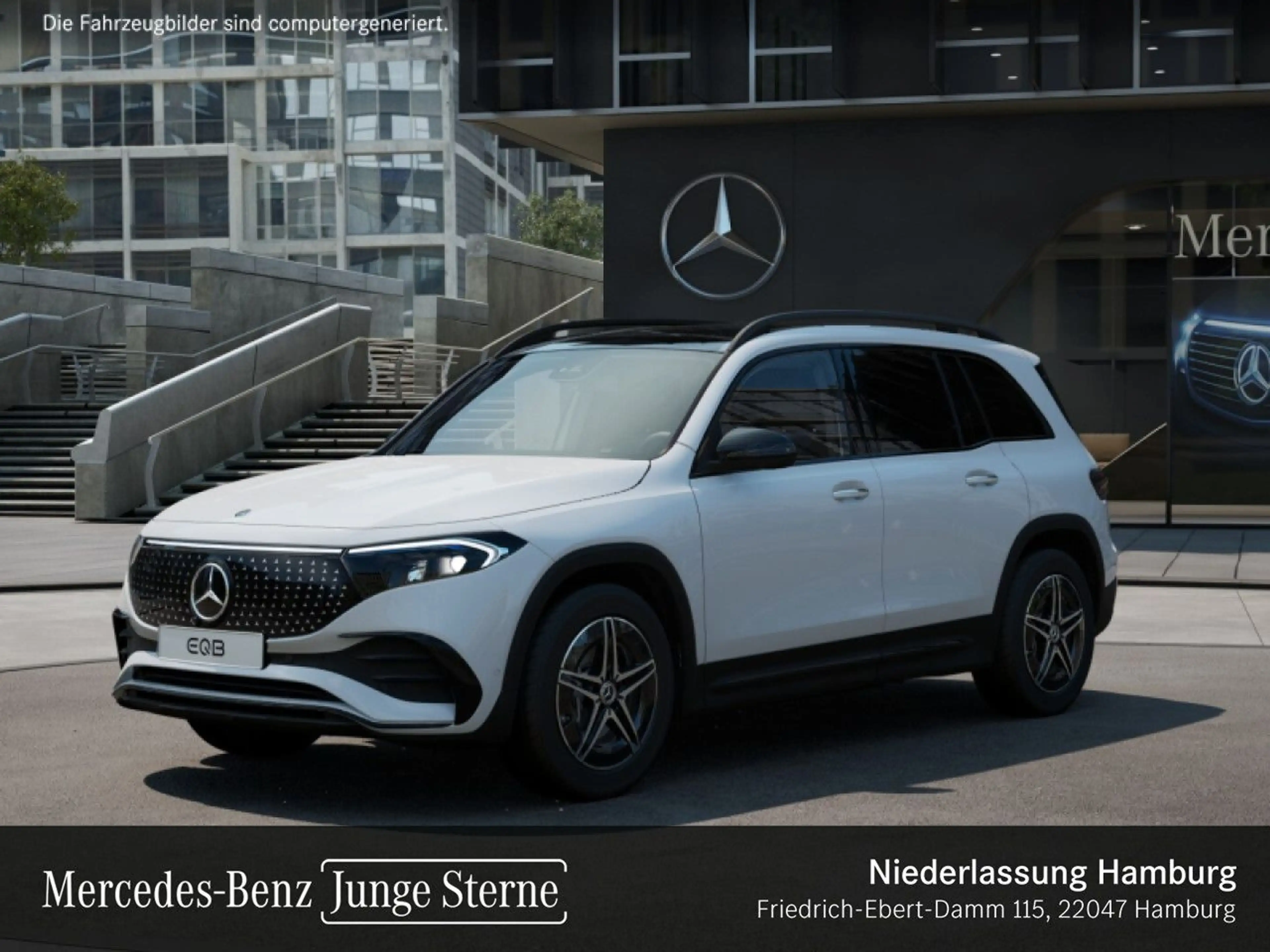 Mercedes-Benz EQB 250 AMG+NIGHT+PREMIUM+AHK+PANO+360+MEMORY+HUD — photo 14