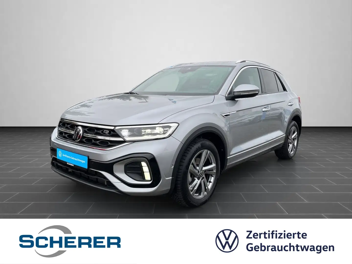 Volkswagen T-Roc 1.5 TSI *R-Line* DSG AHK Navi Kamera ACC S Silber - 1