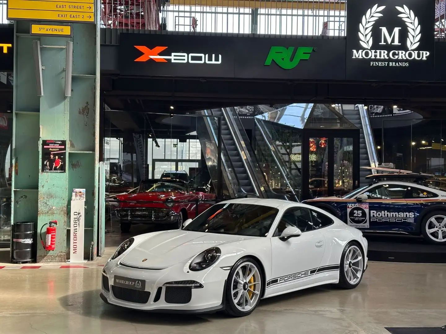 Porsche 991 911 R/Einmassenschwungr./1. Hand/Approved/37 km! Blanc - 1