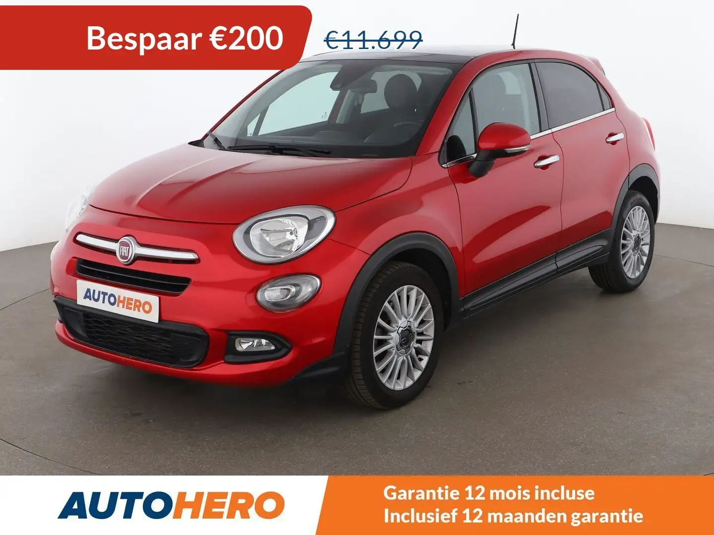 Fiat 500X 1.6 JTDM Lounge Rouge - 1