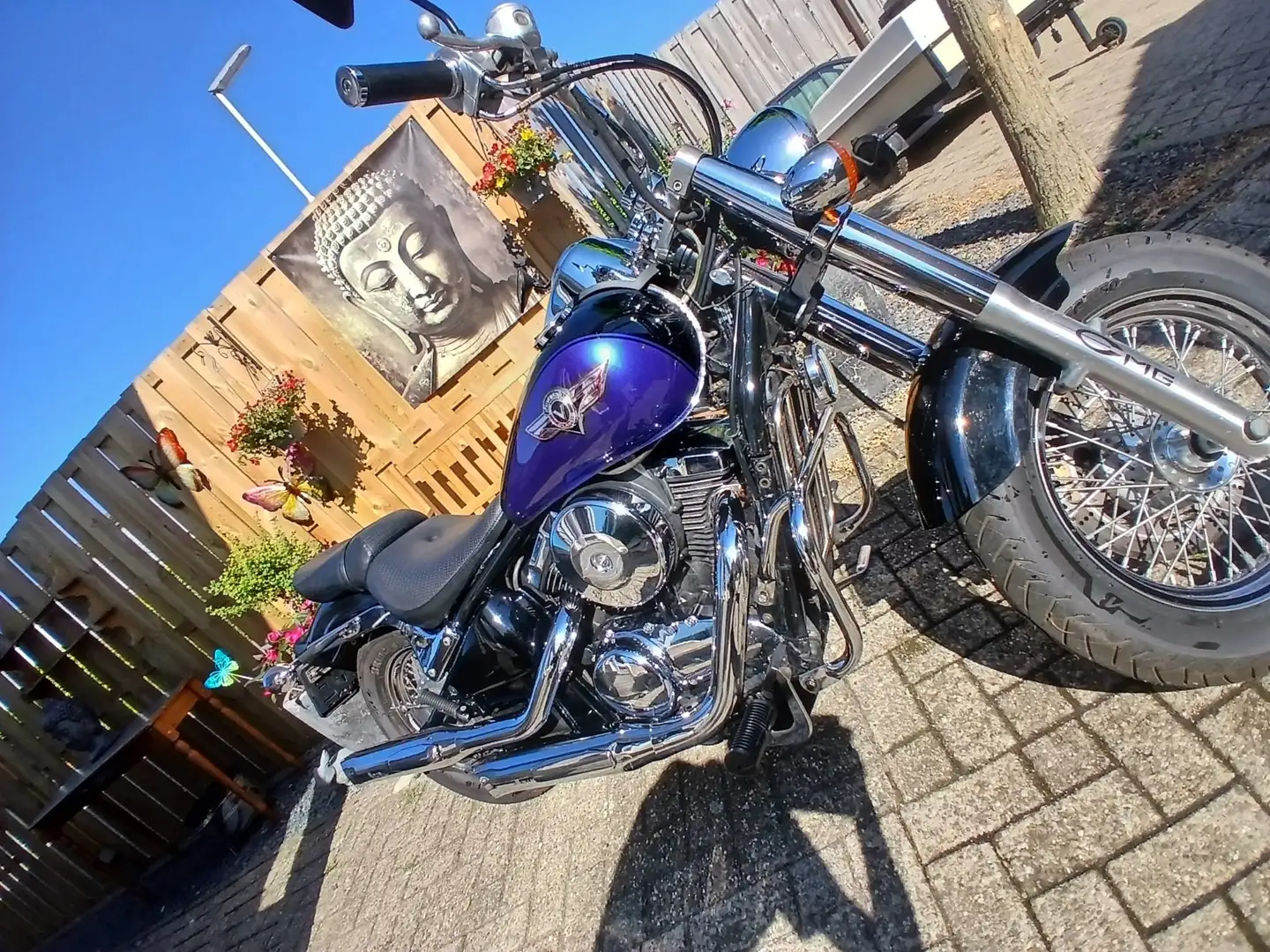 Kawasaki VN 800 VN800 Classic Modrá - 1
