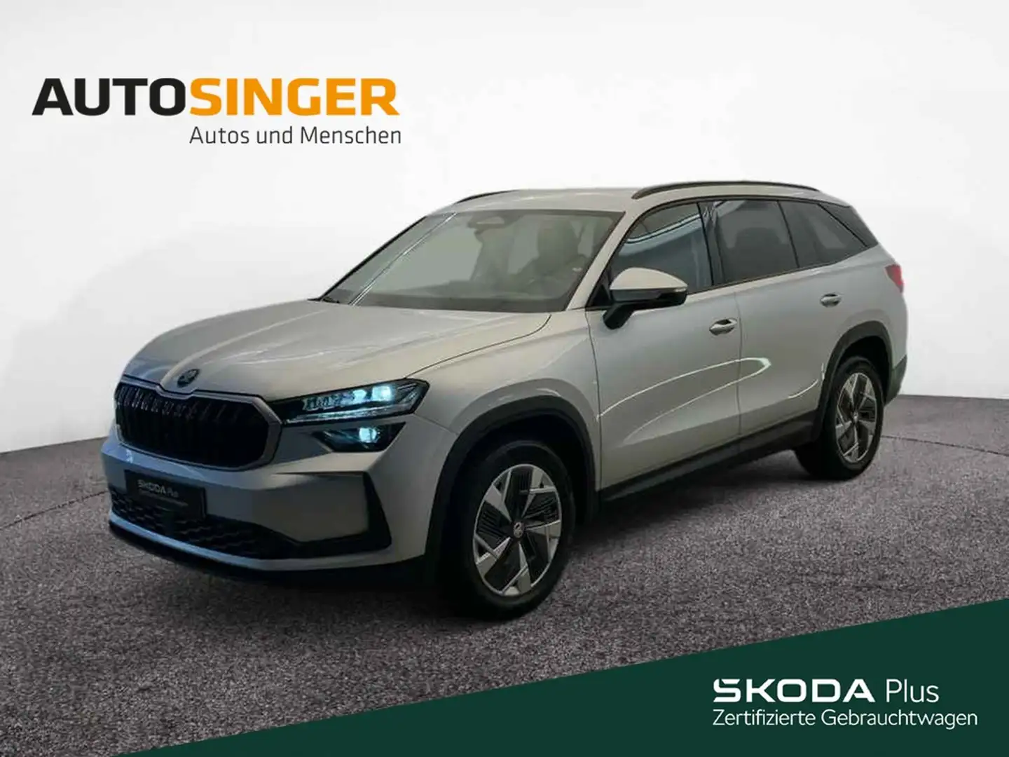Skoda Kodiaq Selection 2.0 TDI DSG 4x4 *MATRIX*AHK*ACC Silber - 1