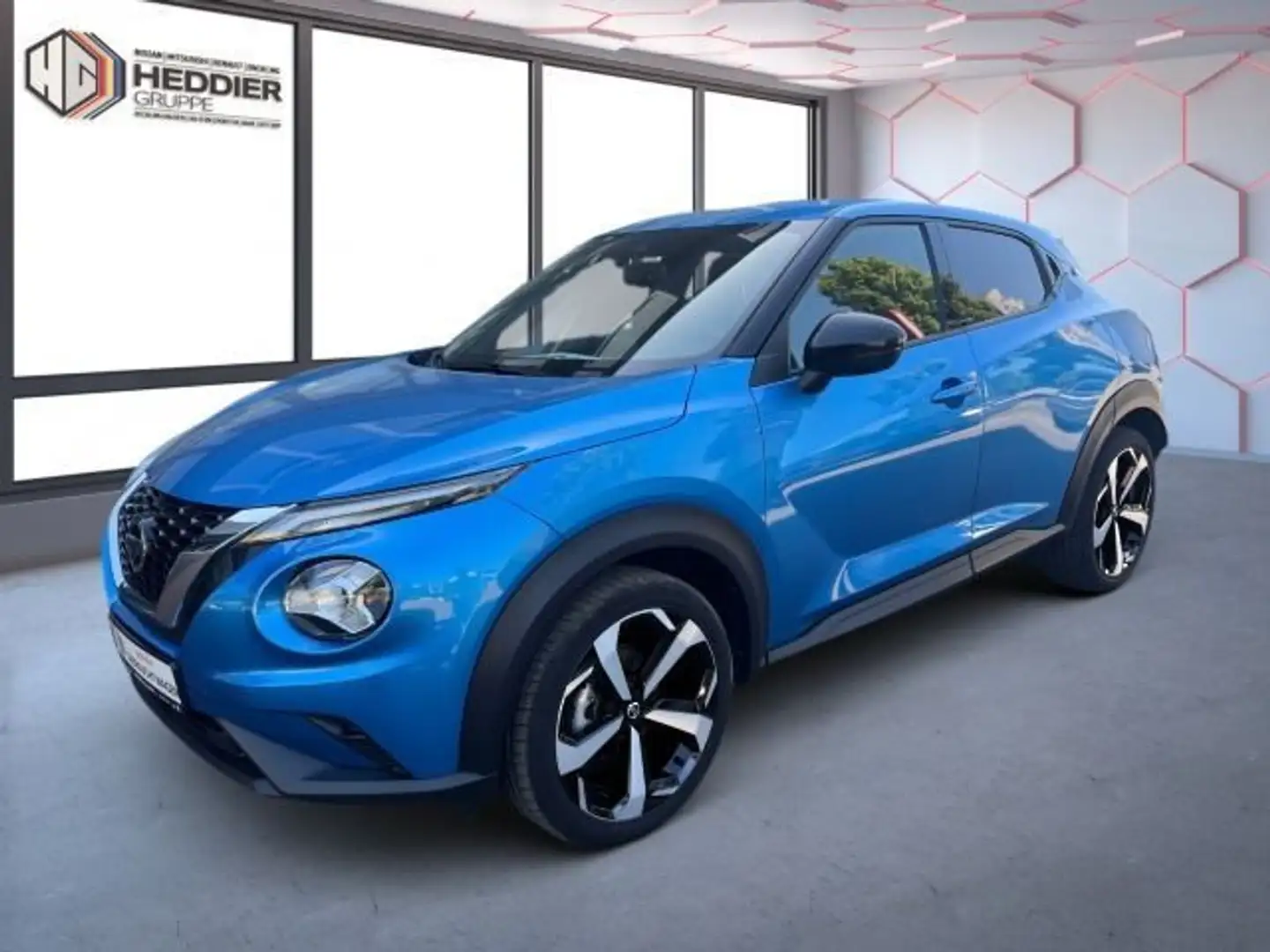 Nissan Juke 1.0 DIG-T 114 PS 17DCT Tekna Bose NC Blauw - 1