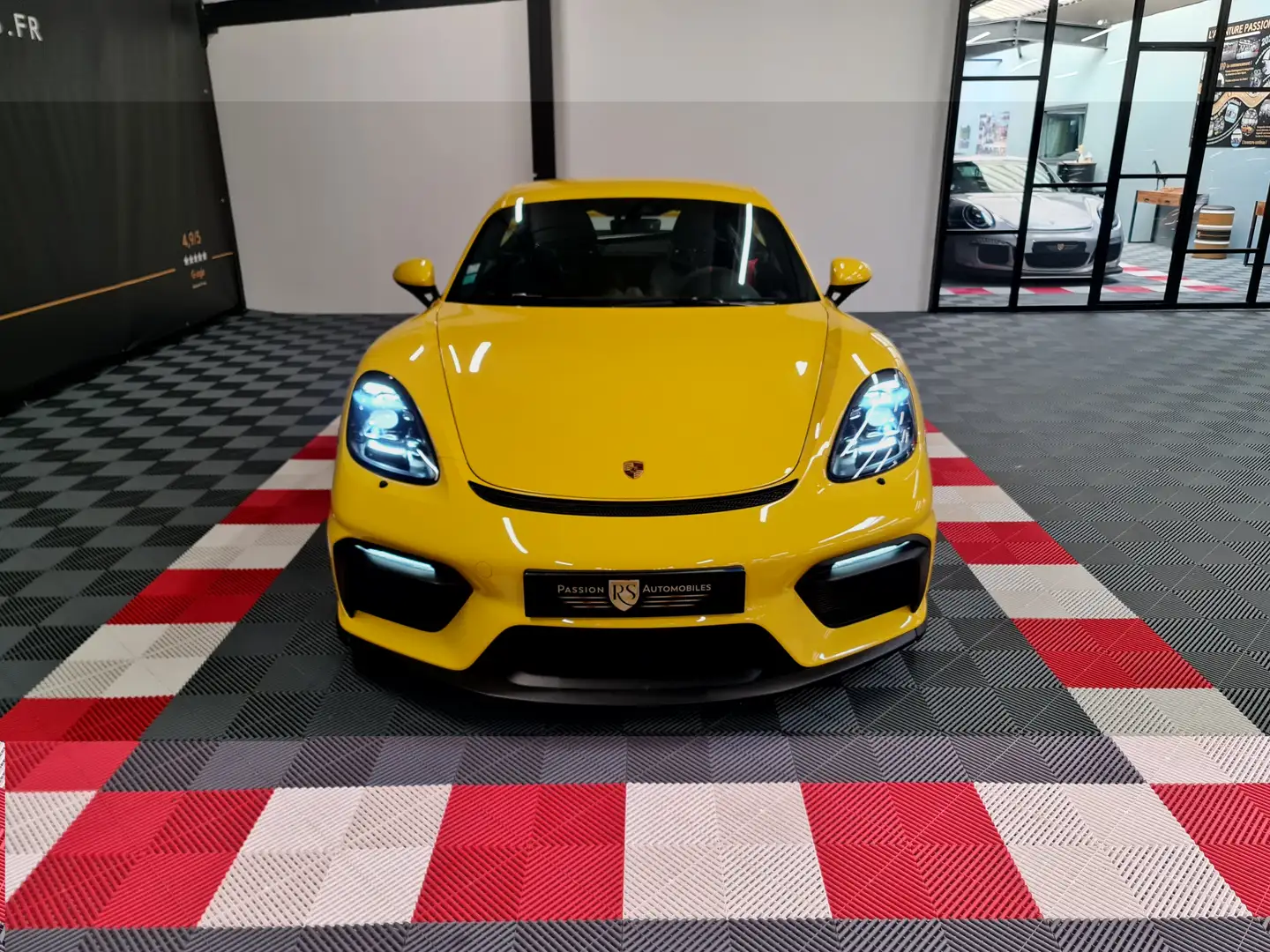 Porsche Cayman 718 Cayman 4.0i GT4 420 ch Jaune - 2