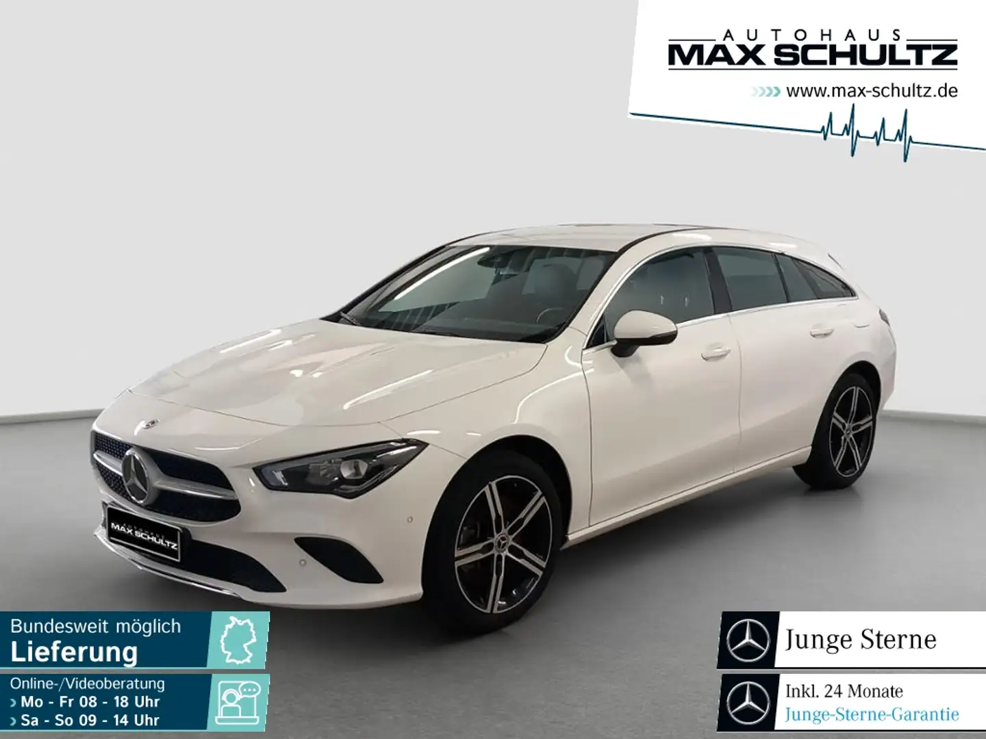 Mercedes-Benz CLA 250 e Shooting Brake LED*PDC*Apple CarPlay Weiß - 1