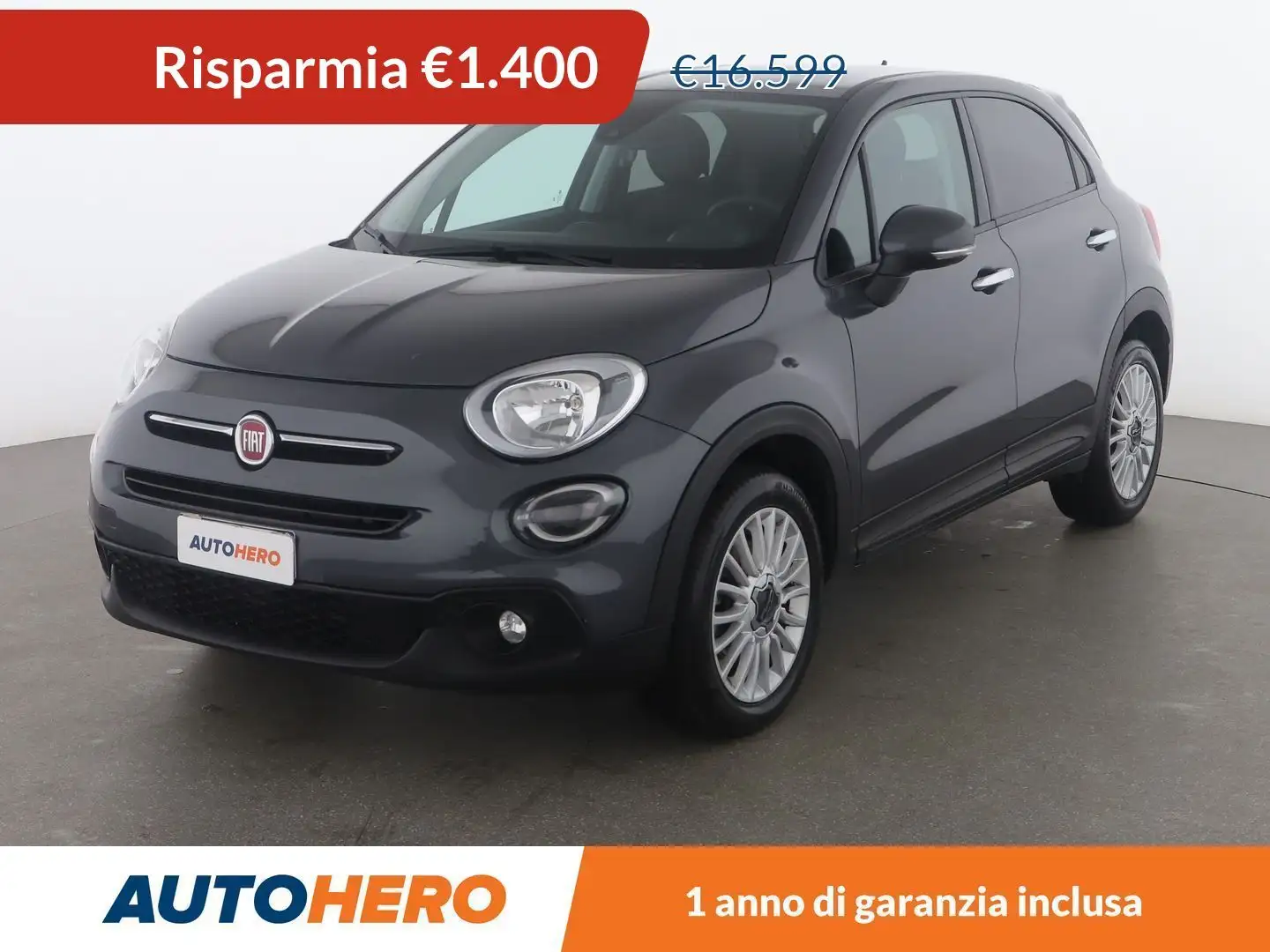 Fiat 500X 1.3 Turbo Connect Grigio - 1