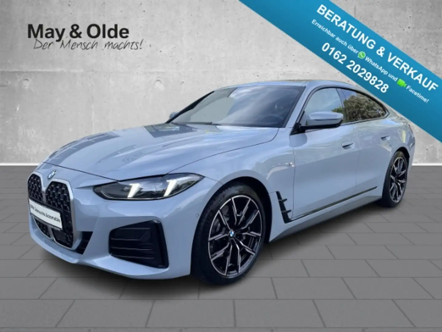 BMW 430 Gran Coupe i xDrive M Sport Navi 360° ACC LED Sper Grau - 1