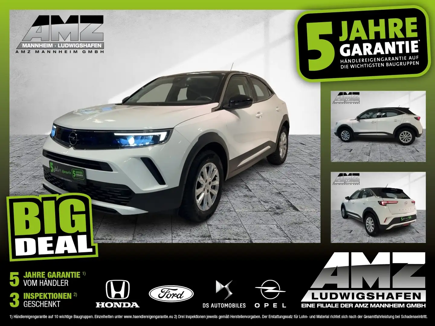 Opel Mokka-E Mokka e Edition FLA SpurH LM KAM LED KlimaA PDC Weiß - 1