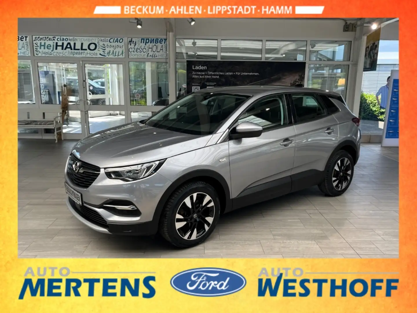Opel Grandland X Elegance Navi + Kamera + LED Grau - 1