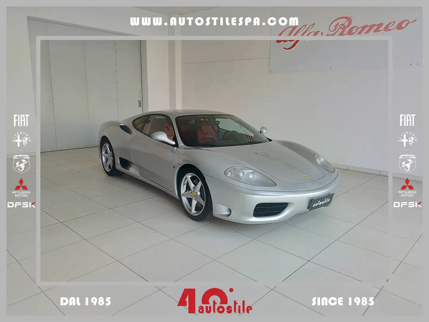 Ferrari 360 360 Modena F1 400 CV ASI Argento - 1