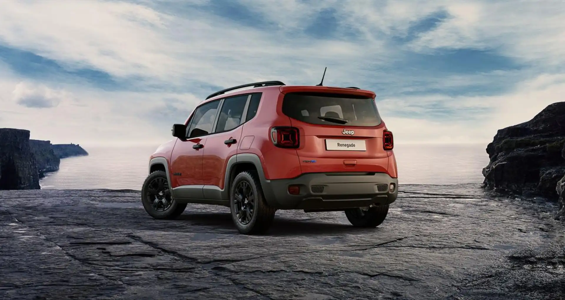 Jeep Renegade 1.3 T4 240CV PHEV 4xe AT6 OVERLAND+TRAILHAWK Rood - 2