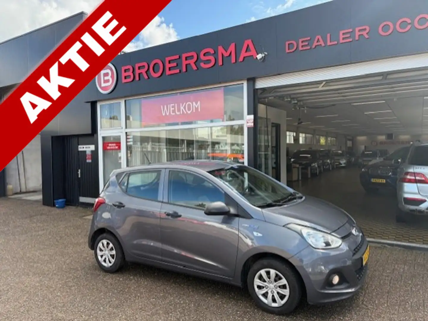 Hyundai i10 1.0i i-Motion 144.000 KM * NIEUWE APK *AIRCO * Grijs - 1