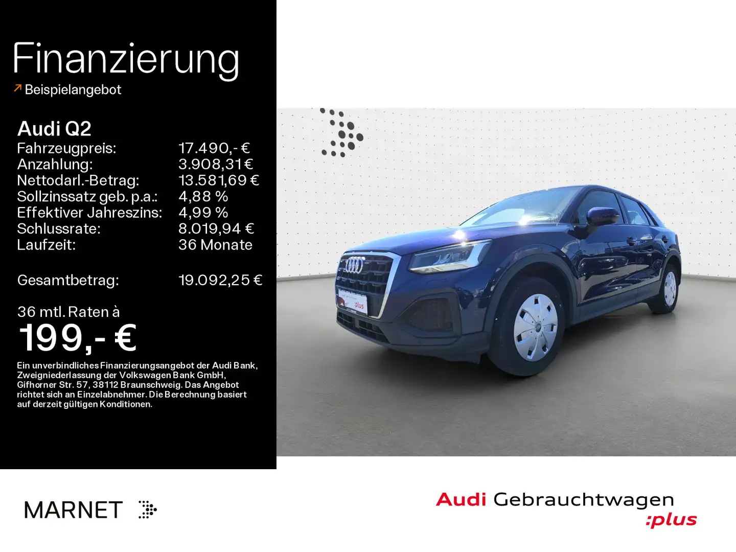 Audi Q2 35 TFSI*LED*PDC*Audi Connect*Start/Stop*Sitzh Bleu - 1