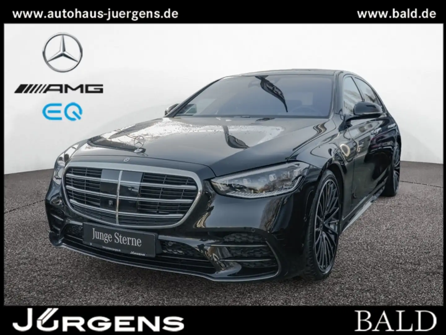 Mercedes-Benz S 350 d 4M L AMG-Sport/Pano/Burm/Sitzklima/Airm Schwarz - 1
