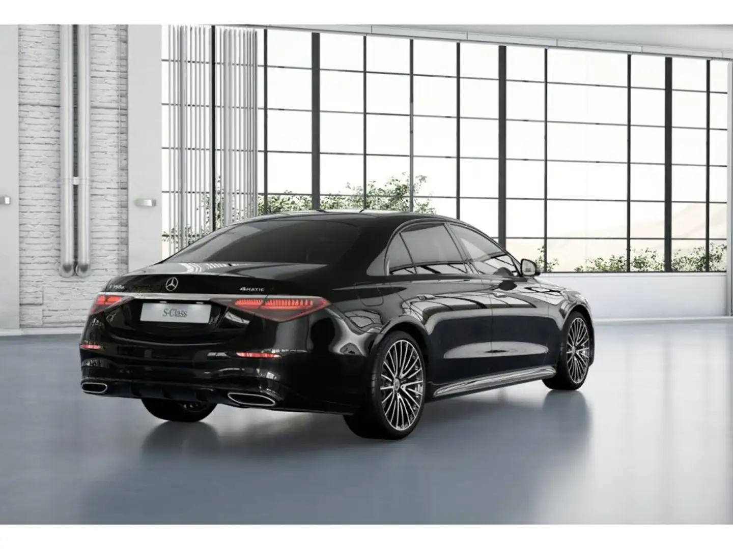 Mercedes-Benz S 350 d 4M L AMG-Sport/Pano/Burm/Sitzklima/Airm Schwarz - 2