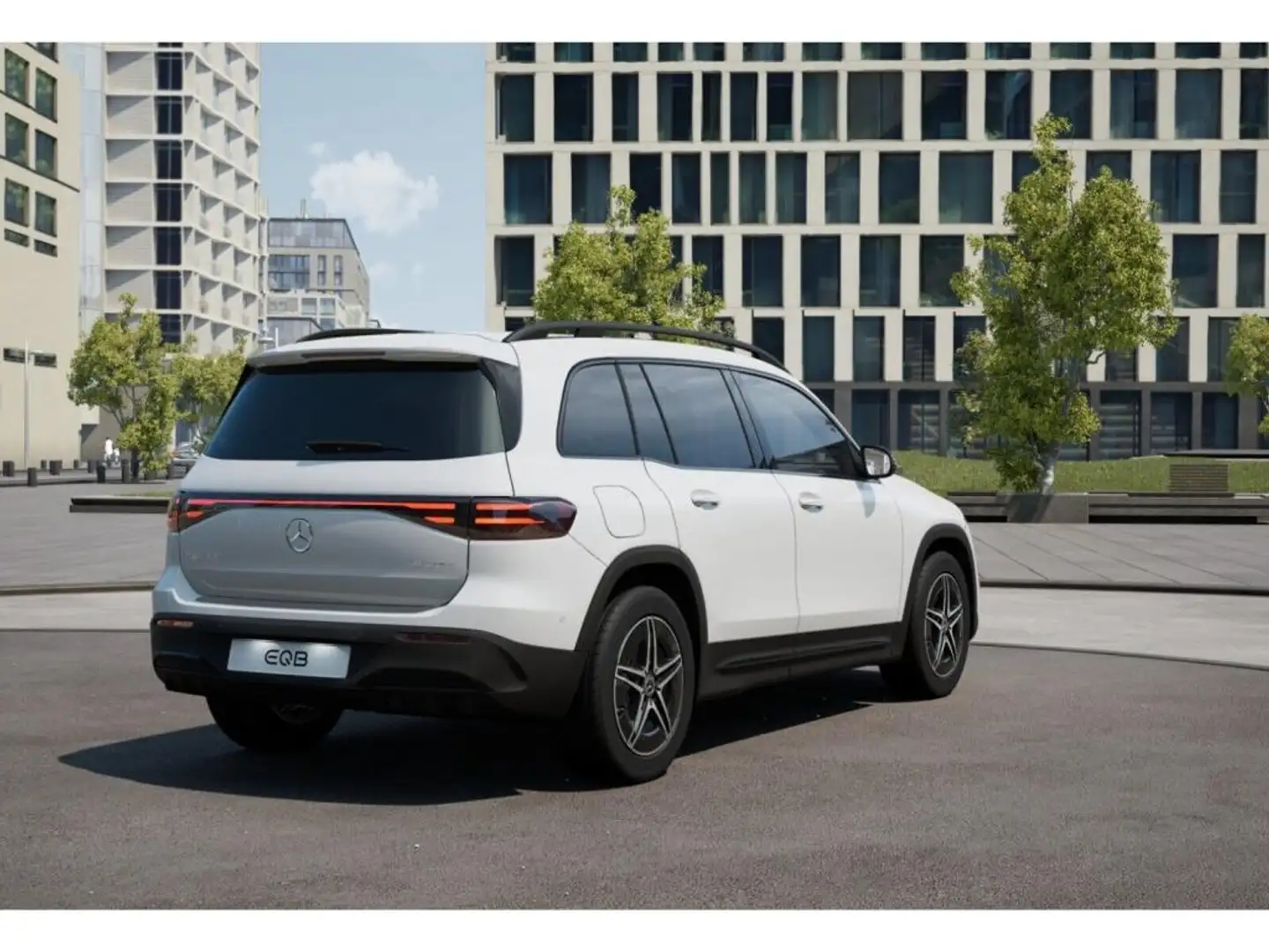 Mercedes-Benz EQB 300 4M AMG-Sport/LED/Cam/Night/Totw/EASY-P Weiß - 2