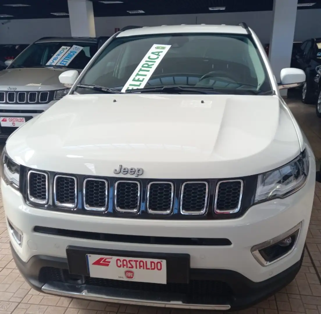 Jeep Compass 1.3 Turbo T4 190 CV PHEV AT6 4xe Limited Білий - 1