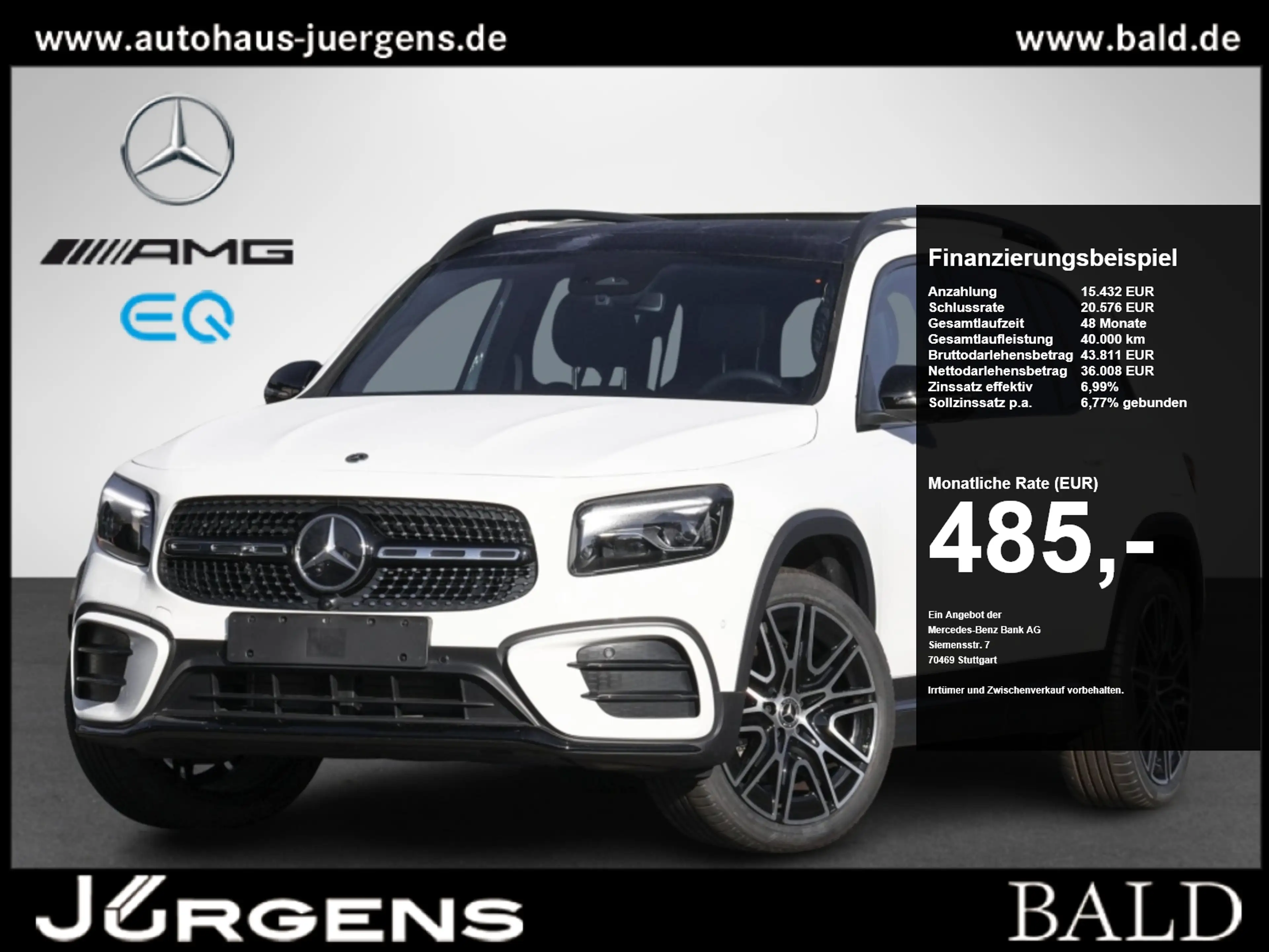 Mercedes-Benz GLB 250 4M AMG-Sport/Pano/AHK/360/7Sitze/MBeam