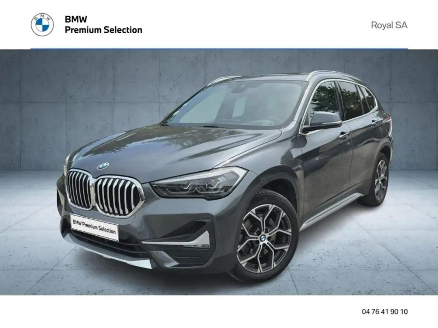 BMW X1 xDrive20dA 190ch xLine Gris - 1