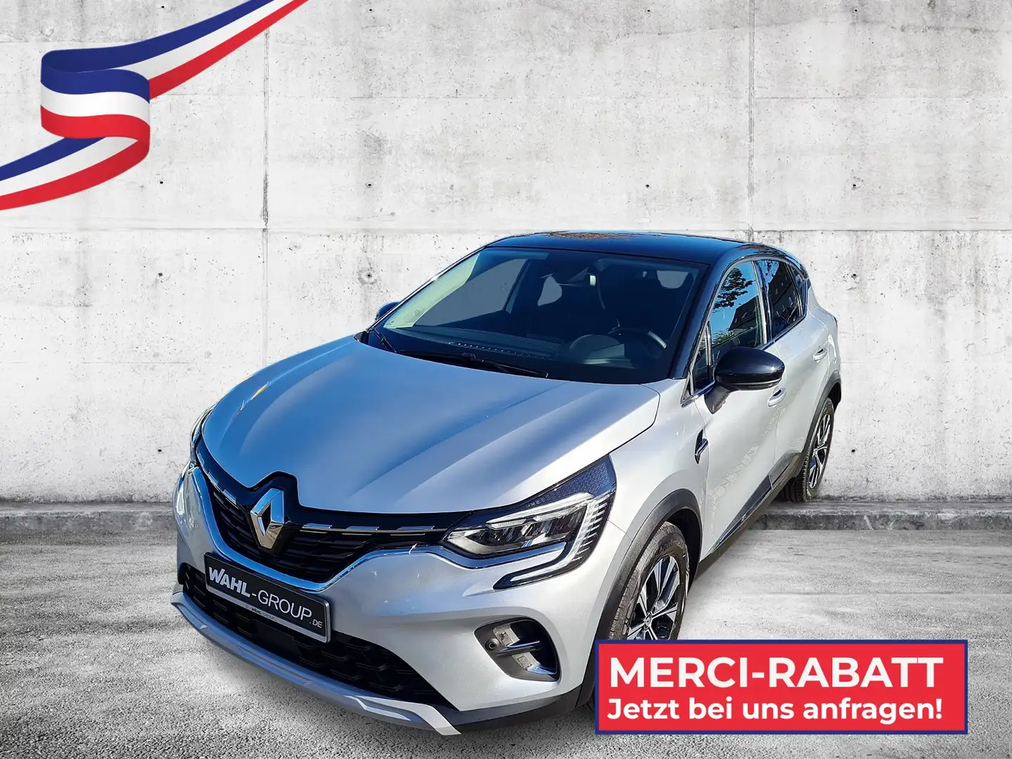 Renault Captur techno TCe 140 Automatik, NAVI,LED,RFK Grau - 1