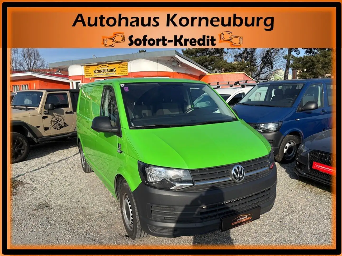 Volkswagen T6 Transporter Kasten **1.Besitz**KLIMA** Green - 1